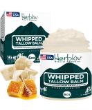 Beef Tallow Balm - Natural Grass Fed Whipped Tallow & Honey - Moisturizing All-Purpose Lotion for Eczema Dry Skin & Irritation - Made in USA - Buy Online on SooperMarket.com