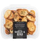 Schwartz Brothers Bakery Organic Garlic & Herb Bagel Chips | Kosher & Vegan | Artisanal | 8oz Container (Pack of 2) - Buy Online on SooperMarket.com