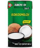 Aroy-D Coconut Milk 500ml | Perfect for Cooking Baking Desserts Soups Smoothies & Cocktails - Buy Internationally - Buy Online on SooperMarket.com