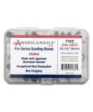 Americanails Pro-Series Zebra Fine 240 Grit Sanding Bands - 100 Count Nail File Drill Bits Set - Buy Online on SooperMarket.com