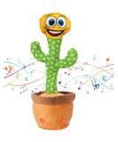 Happy Cactus Plush Toy - Talking, Singing & Dancing Interactive Buddy - USB Rechargeable - Christmas and Home Decoration Piece - Buy Online on SooperMarket.com