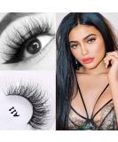 Veleasha Lashes 100% Real Mink 3D luxurious False Eyelashes Hand-made Natural Long Cross False Lashes for Makeup 1 Pair Pack (No.A11) - Buy Online on SooperMarket.com
