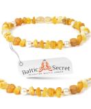 Buy Amber Dog Necklace & Collar with Pearls | Baltic Amber Tick Protection for Cats & Dogs - 36cm - Buy Online on SooperMarket.com