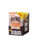 Buy Wild West Steak Strips - 16 x 60g Honey BBQ Beef Jerky | High Protein Snack | International Shipping Available - Buy Online on SooperMarket.com