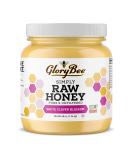 GloryBee Raw White Clover Honey - Pure, Natural, Unfiltered - Made In U.S.A - 3 lb (48 Oz) - Sweeten Dishes & Beverages - Supports Bee Conservation - Buy Online on SooperMarket.com