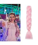 Shop Gairyan Jumbo Braids Extensions - 60cm Ombre Pink Synthetic Braiding Hair for Box Crochet Braids | 100g Single-Braid Hair - Buy Online on SooperMarket.com