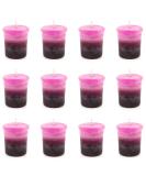 Pajoma Premium Roses-Berries Votive Candles - 12 Pack (55g) | Marble Finish | 17-Hour Burn Time - Buy Online on SooperMarket.com