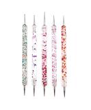 JZK 5pcs Gel Nail Dotting Pen Set - Double-Ended Nail Dotter for Nail Art Design & Painting - Buy Online on SooperMarket.com