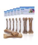 Nobleza Natural Beef Chewing Bones for Dogs - 12 Pieces of 12.5cm Protein-Rich Dog Bones for Large Breeds - Buy Online on SooperMarket.com