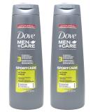 Dove Men+Care Sportcare Active Fresh 2-in-1 Shampoo and Conditioner 12 oz - Pack of 2 - Buy Online on SooperMarket.com