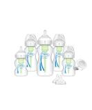 Dr. Brown's Options+ Wide-Neck Anti-Colic Baby Bottle Feeding Set with Travel Caps - Newborn Feeding Kit - Buy Online on SooperMarket.com