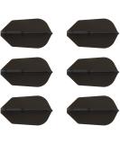 Cosmo Darts 6 Pack Fit Flight - Slim Dart Flight Black - Buy Online on SooperMarket.com