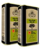 Ellora Farms  Global Gold Award Winner  Single Origin & Estate Traceable Extra Virgin Olive Oil  First-Cold Pressed  Certified PDO  Harvested in Crete  Greece  Kosher OU  1 Lt (33.8 oz.) Tins  Pack of 2 33.8 Fl Oz (Pack of - Buy Online on SooperMarket.com