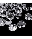 OUTUXED 300pcs 0.8 Clear Diamonds Crystals Acrylic Gems - Wedding Table Scattering & Party Decorations 1.5 LB with Velvet Pouch - Buy Online on SooperMarket.com