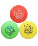 Yikun PDGA Approved Disc Golf Starter Set - 3-in-1 Driver, Mid-Range, Putter (165-170g) - Ideal for Beginners - Outdoor Game Kit - Buy Online on SooperMarket.com