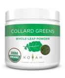 KOYAH Organic USA Collard Greens Powder | Freeze-Dried Whole-Leaf | Equivalent to 15 Cups Fresh - Buy Online on SooperMarket.com