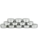 Buy Vivaplex 1 oz Aluminum Tin Jars with Lids - 12 Pack | International Shipping Available - Buy Online on SooperMarket.com