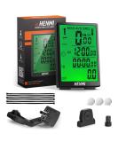 Buy Henmi Wireless Bike Computer - 3.2 Inch Waterproof Speedometer with Backlighting | International Shipping Available - Buy Online on SooperMarket.com