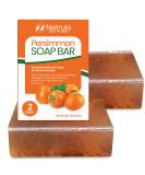 Persimmon Soap Bar for Body Odor Control & Brightening | Deodorizing Body Wash with Japanese Persimmon & Green Tea Extract | Eliminates Nonenal Odor, Hyperpigmentation, Dark Underarms - Buy Online on SooperMarket.com