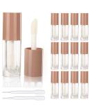 COSIDEA 14pcs Empty 6ml Big Brush Lip Gloss Tubes for DIY Nude Lip Gloss Containers - Buy Online on SooperMarket.com