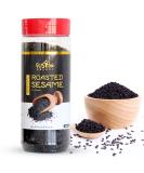 Fusion Select Roasted Black Sesame Seeds - Crispy Nutty Taste for Asian & Mediterranean Cuisine - Salad, Soup, Noodle & Sushi Topping - Buy Online on SooperMarket.com