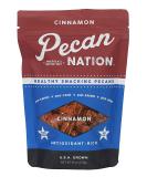 Pecan Nation Cinnamon Flavored Roasted Pecan Halves 8 oz., Natural, No preservatives, Antioxidant-Rich, Non-GMO, Healthy Nut Power Snack for Adults and Kids Cinnamon 8 Ounce (Pack of 1) - Buy Online on SooperMarket.com