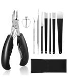 HEYMKGO 9 in 1 Professional Toenail Clippers Set - Heavy Duty Podiatrist Tools for Thick or Ingrown Nails Treatment - Buy Online on SooperMarket.com
