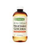 De La Cruz 100% Pure Vegetable Glycerin - 8 fl oz | USP Grade for Hair, Skin & DIY Projects - Buy Online on SooperMarket.com