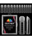 EBANKU 120PCS Clear Matte Dual Nail Forms for Acrylic Nail Extensions - Manicure Tools - Buy Online on SooperMarket.com