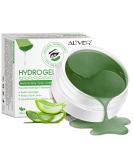 Aloe Vera Eye Patches 30 Pairs Hydrogel Eye Masks for Dark Circles Anti Wrinkle Treatment Under Eye Gel Pads Eye Mask for Puffy Eyes Skincare Hydrating Green - Buy Online on SooperMarket.com