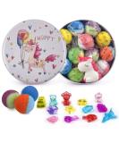 Leoce bombs for children 12PCs with surprise crystal toys inside handmade natural and organic foam bombs birthday present for girls and boys - Buy Online on SooperMarket.com