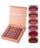 6PCS Matte Liquid Lipstick Makeup Set Matte liquid Long-Lasting and Waterproof Wear Non-Stick Cup Lip Gloss Great Choice and Gift for Woman Girls (A) - Buy Online on SooperMarket.com