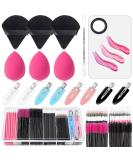 Disposable Makeup Applicators Kit with Mixing Palette and Storage Box - Makeup Artist Tools with Mascara Wands, Lip Brushes, and More - Buy Online on SooperMarket.com