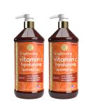 Arganatural Brightening Vitamin C Shower Gel 2-Pack 960ml/32 fl oz - Skin Soothing & Brightening Soap with Deep Moisture - Lightly Scented - 32 Fl Oz (Pack of 2) - Buy Online on SooperMarket.com