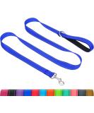 Taglory dog leash medium -sized large dogs light |Reflecting double -sided |Padded handle |Support 10 to 75 kg |1.8m x 2.5cm |Dark blue 1.8 m x 2.5 cm (1 -pack) dark blue - Buy Online on SooperMarket.com