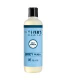 Mrs. Meyer's Moisturizing Body Wash for Women and Men, Biodegradable Shower Gel Formula Made with Essential Oils, Rain Water Scent, 16 oz - Buy Online on SooperMarket.com