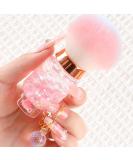 Buy Nail Dust Brush for Acrylic Nails | Soft Kabuki Nail Art Cleaner | Perfect for Makeup & Manicure - Pink & White - Buy Online on SooperMarket.com