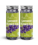 BLUE TEA - Lavender Tea - 60gm (Pack of 2) | Pure Lavender Flower Buds From Kashmir | Vegan Free - Non-GMO - Caffeine Free Eco-Sustainable Packaging| - Buy Online on SooperMarket.com