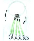 Deep Drop Fishing Rig with 5 Demon Circle 6/0 Hooks and Glow Sleeve - Snapper Rig - Buy Online on SooperMarket.com