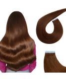 AGMITY Tape in Hair Extensions Chocolate Brown 14 inches 20pcs 40g/pack Invisible Straight Thick Remy Hair Extensions Tape in Human Hair(14 inches #4 Medium Brown) 14 inch #4 Medium Brown - Buy Online on SooperMarket.com