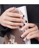 DANNI & TONI Monochrome Gel Nail Wraps - 28 Salon-Quality Stickers for French Manicure - Self-Adhesive & Semi Cured - Buy Online on SooperMarket.com