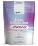 epsmRx Deep Relaxation Bath Salt 15 Oz - Lavender Essential Oil Epsom Salt Bath Soak - 15 Ounce Pack - Buy Online on SooperMarket.com
