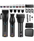 Professional Hair Clippers & Trimmer Kit for Men | Cordless Beard Trimmers & Foil Shaver Set Grooming & Hair Cutting Accessories - Buy Online on SooperMarket.com