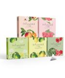 720 DGree InfuZed Taste - 5 Varieties | 100 Bags Sugar-Free Zero Calories - Perfect for Hydration Anywhere! - Buy Online on SooperMarket.com