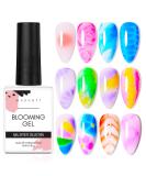 Makartt Clear Blooming Gel 15ml UV LED Soak Off Nail Art Polish for Spreading Effect Marble Nail Polish Gel Paint Nail Designs for DIY Spring Summer Color Flower Watercolor Magic Beauty Gift - Buy Online on SooperMarket.com