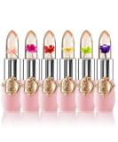 6 Packs Flower Jelly Lipstick Set Magic Temperature Color Change Lip Balm Long Lasting Moisturizer Lip Gloss Flower Jelly Lipstick Makeup Set (6PCS Set A) - Buy Online on SooperMarket.com
