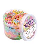 HOYOLS Baby Hair Ties Hair Rubber Bands for Toddler Infants Kids Girls Thin Small Hair Elastics 1500 Piece Pack 2.Multi-Color 1500 pcs - Buy Online on SooperMarket.com