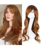 YEESHEDO Women's 28 Ginger Cosplay Wig | Long Wavy Curly Auburn Hair | Heat Resistant Synthetic Wig for Ladies - Perfect for Party, Anime, Halloween Costume - Buy Online on SooperMarket.com