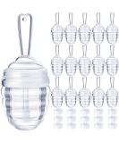 Honey Pot Shaped Lip Gloss Tube Set - 28 Pieces, Refillable Lip Balm Containers for DIY Cosmetics - Clear, Ideal for Women and Girls - Buy Online on SooperMarket.com