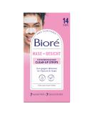 Bior deep clean -up strips - 1 x 14 pieces - face (7 strips) and nose (7 strips) - remove blackheads and impurities of the face and nose - all skin types - Buy Online on SooperMarket.com